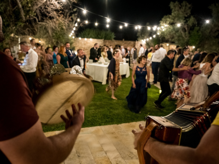 Cena salentina con pizzica dal vivo in Masseria